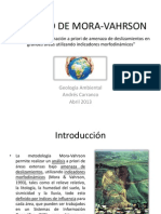 Método de Mora-Vahrson