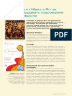 Launeddas e Chitarra A Roma. Deterritorializzazione, Trasposizione e Sperimentazione