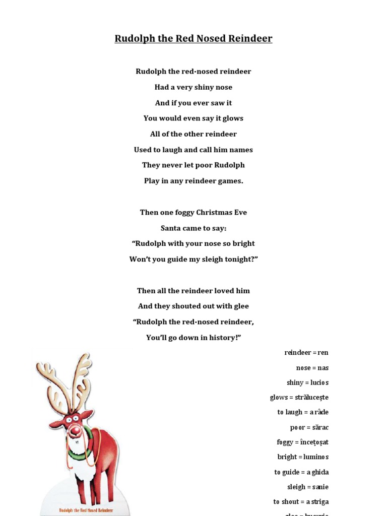rudolph the rednosed raindeer | pdf