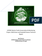 Coterc 2010 Green and Hawksbill Technical Report