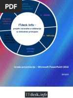 Microsoft PowerPoint 2010s
 Skripta