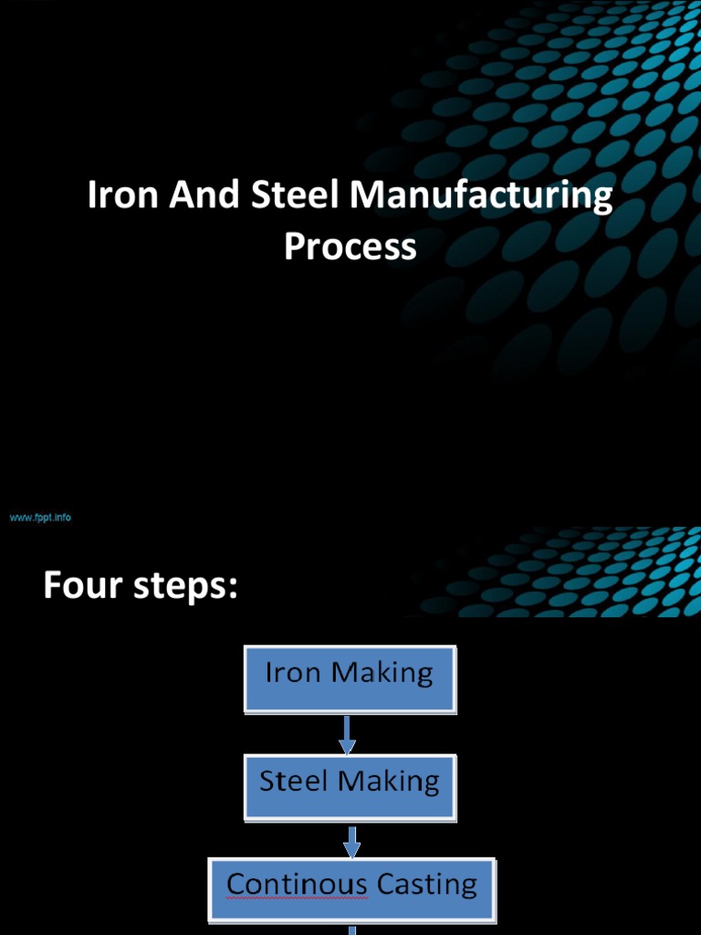 Iron and Steel Manufacturing Process | PDF | Science & Mathematics