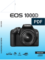 Canon EOS 1000D Felhasználói Kézikönyv