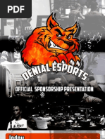 Denialesports Sponsorship Proposal