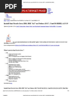 Install Sun - Oracle Java JDK - JRE 7u17 On Fedora 18 - 17, CentOS - RHEL 6.3 - 5