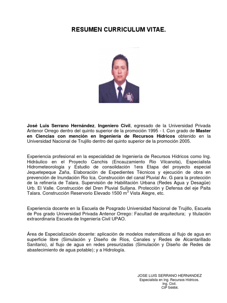 Msc curriculum vitae image