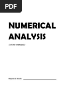 Numerical Analysis Solution