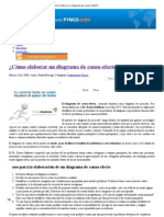 ¿Cómo Elaborar Un Diagrama de Causa-Efecto - PDF