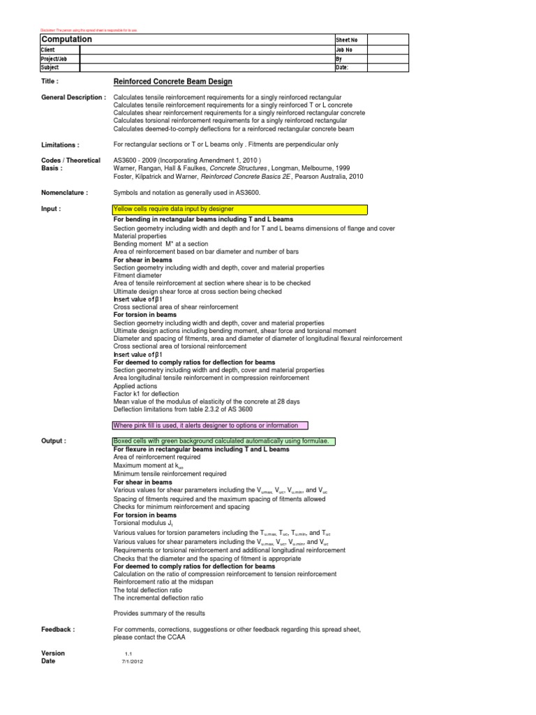 Reinforced Concrete Beam Design Guide | PDF | Bending | Beam (Structure)