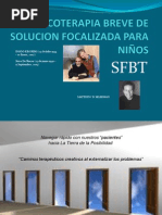 PSICOTERAPIA BREVE DE SOLUCION FOCALIZADA PARA NIÑOS