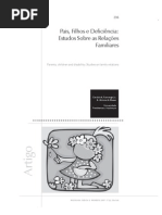 Psicologia - família e paciente deficiente