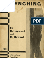 Haywood & Howard - Lynching A Weapon of National Oppression (1932)