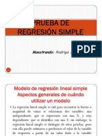 Regresión Lineal Simple DR. RODRIGO SALAZAR