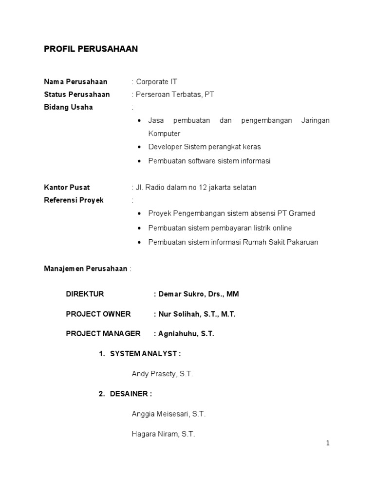 CONTOH PROPOSAL PROYEK untuk kuliah MPSI
