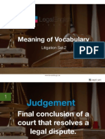 Legalenglish: Meaning of Vocabulary