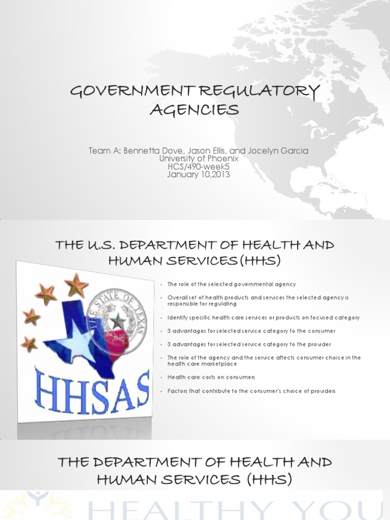 Government Regulatory Agencies HHS PDF Medicare (United States