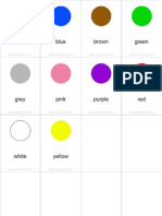 Flashcards Colors Pinyin