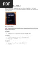 Download Cara Repair Micro SD Card by Wahyu Radcliffe SN136401951 doc pdf
