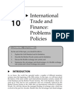 International Trade and Finance Problems and Policies