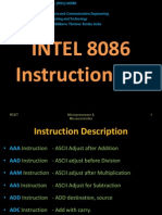 8086 Instruction Set