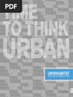 Download Time to Think Urban - UN-Habitat Brochure 2013  by United Nations Human Settlements Programme UN-HABITAT SN136407475 doc pdf