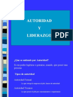 Autoridad y liderazgo