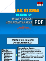 Budaya Demokrasi - Pwer Point