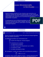 CH 6 Analyse Dimensionnelle Et Similitudes