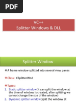 VC++ Splitter Windows & DLL