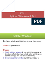 VC++ Splitter Windows & DLL