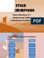 Etika Kepemimpinan