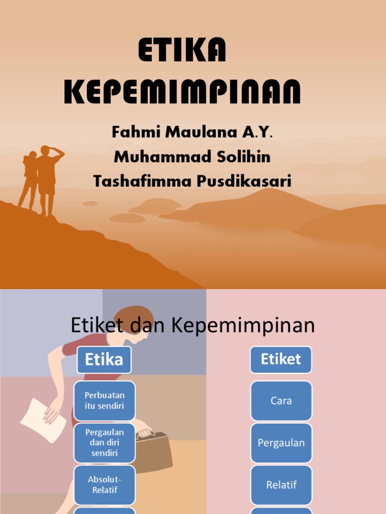 Etika Kepemimpinan Komunitas Desa: Membangun Kepercayaan dan Kehormatan