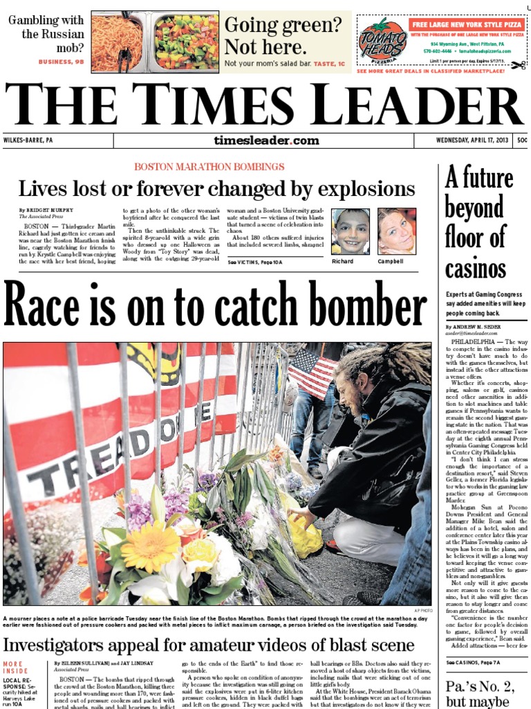 Times Leader 04-17-2013 | PDF | Crime Thriller | Prosecution