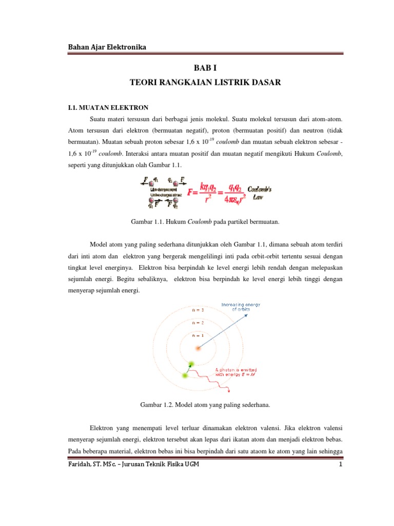 Teori Rangkaian Listrik Dasar Teori Rangkaian Listrik Dasar