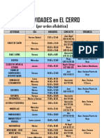 Actividades Que Se Ofrecen en El Centro Cívico El Cerro de Coslada