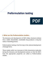 Preformulation Testing