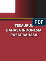 Kamus Tesaurus Bahasa Indonesia