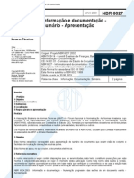 ABNT - NBR 6027 - I.D. - Sumário - Apresentação.pdf