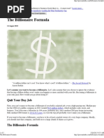 Download The Billionaire Formula by mongidi SN136440013 doc pdf