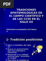 Tradiciones Epistemológicas en El Campo Científicoy de Las