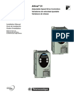Altivar 31 Adjustable Speed Drive Controllers Installation Manual