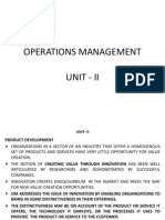 Operations Management Unit II