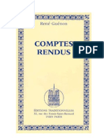 René Guénon - Comptes rendus