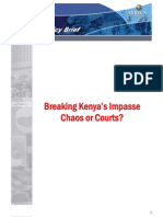 Breaking Kenya’s Impasse Chaos or Courts?