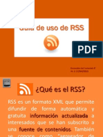 Guía de uso de RSS