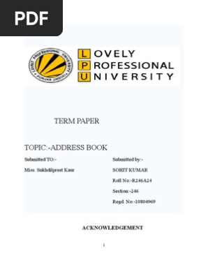 Address Book 