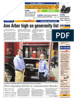 The Ann Arbor Journal Front Page, April 18, 2013