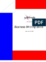 Business Writing Skills