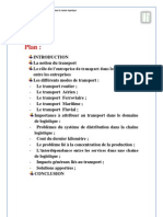 RAPPORT Problématique Du Transport Dans La Chaine Logistique