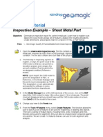 Inspection Tutorial Sheet Metal Part